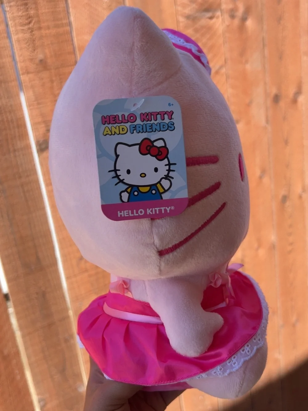 Hello Kitty Pink Plush Doll with Satin Bow